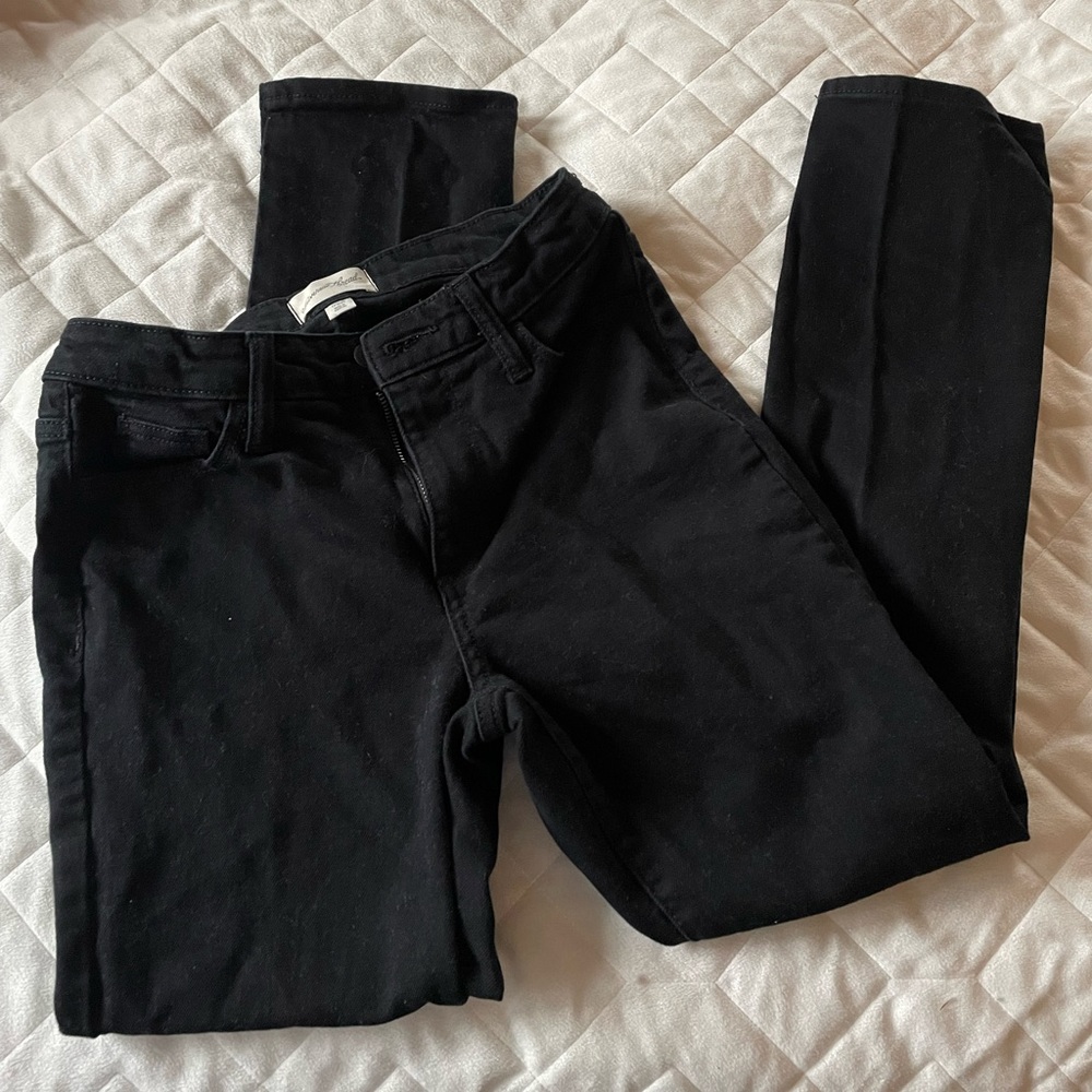 Black jeans, size 0/25